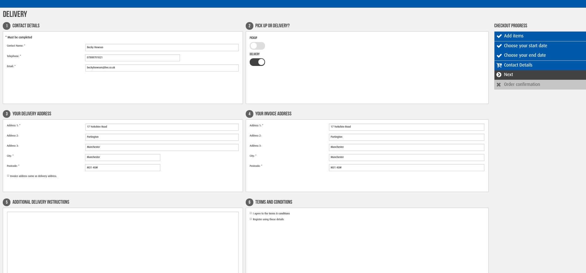 checkout form is huge